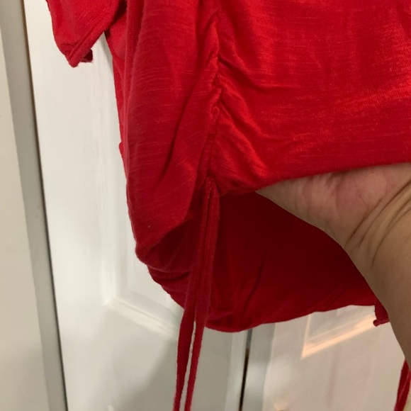 METALLIC ROSE/rouched drawstrings - Picture 3 of 8